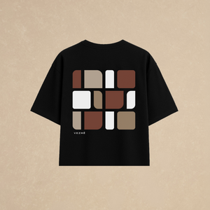 Playera Bauhaus Boxy Negra