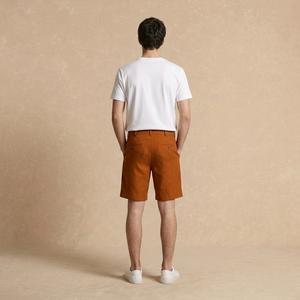Bermuda de Lino Camel