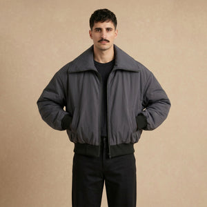 Bomber Jacket Charcoal Oversized x Ale Moreno