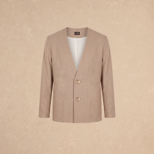 Blazer de Lino Beige