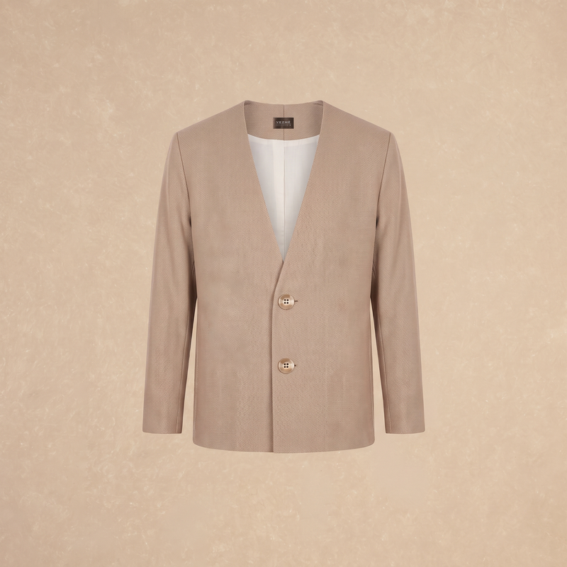 Blazer de Lino Beige
