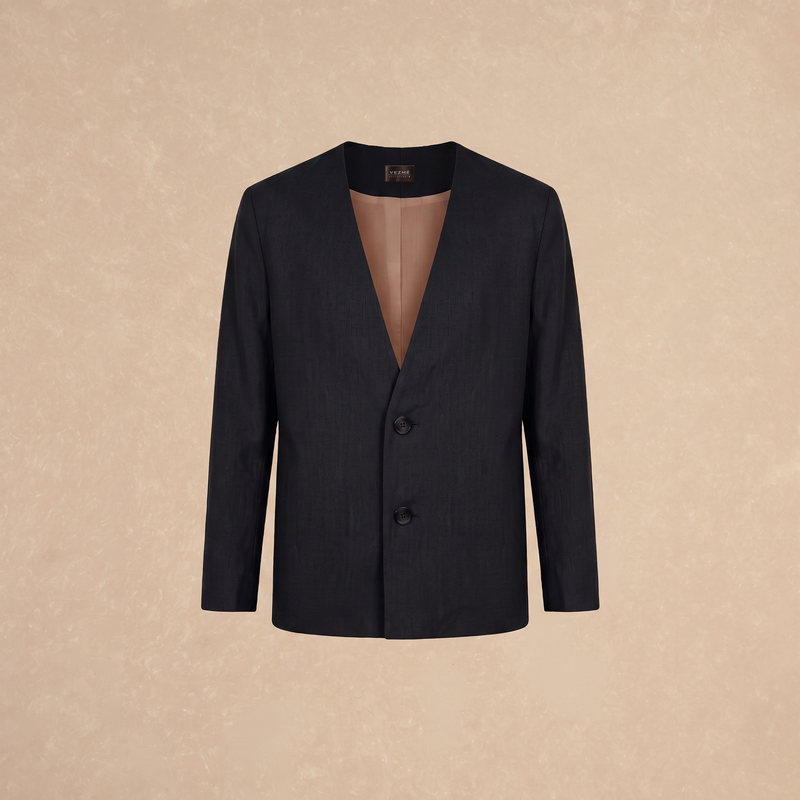 Blazer Lino Negro