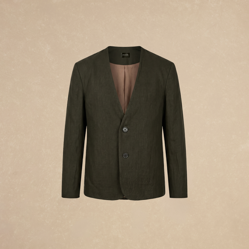 Blazer Verde de Lino