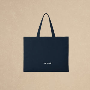 Bolsa Tote Bag Grande Azul Marino