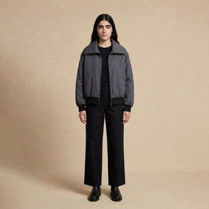 Bomber Jacket Charcoal Oversized x Ale Moreno