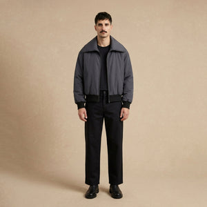 Bomber Jacket Charcoal Oversized x Ale Moreno