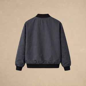 Bomber Jacket Gris Oversized x Nicolás Celis