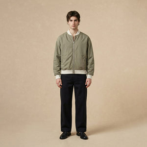 Bomber Jacket Beige Oversized x Nicolás Celis