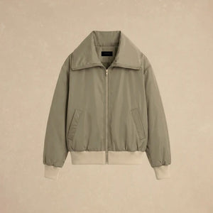 Bomber Jacket Beige Oversized x Ale Moreno
