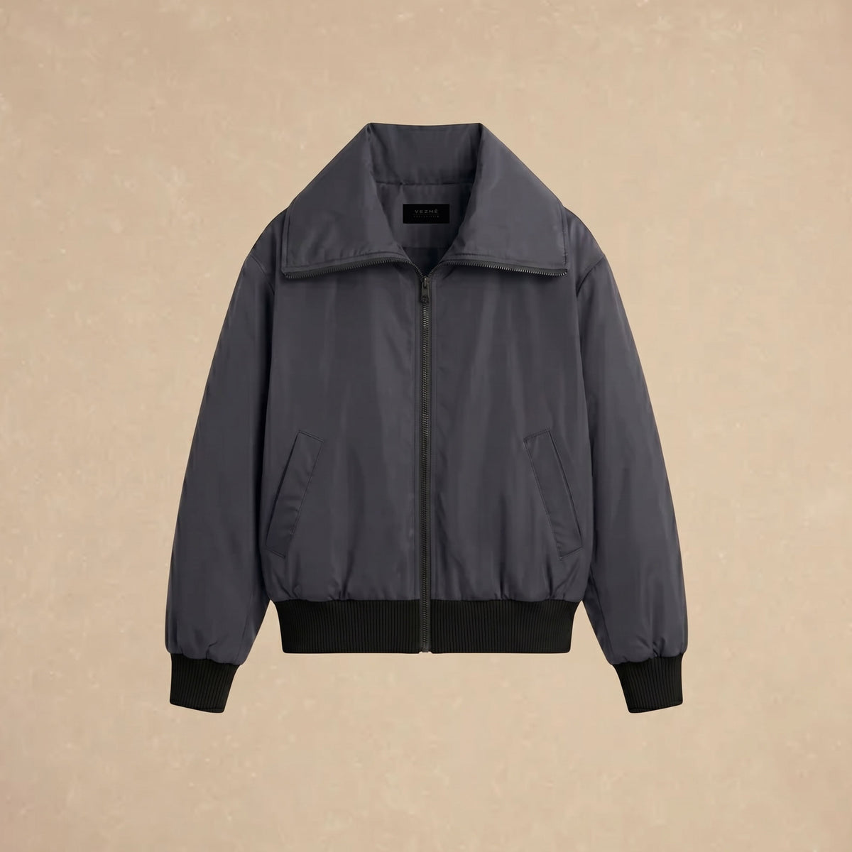 Bomber Jacket Charcoal Oversized x Ale Moreno