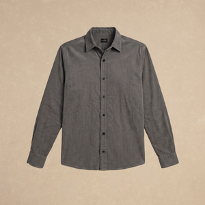 Camisa Pana Recta Carbón