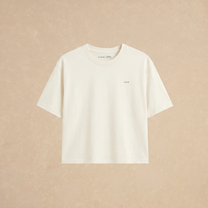 Playera Boxy Off-White Cappuccino