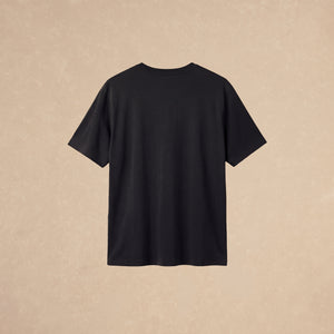 Playera Básica Negra Regular Modal  216g