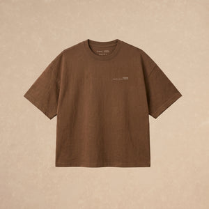 Playera Boxy Café Dendro