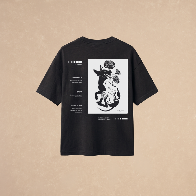 Playera Xolo Oversized Negra x Mont Ventura