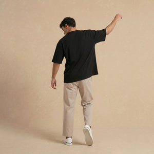 Playera Oversized Negra 268g