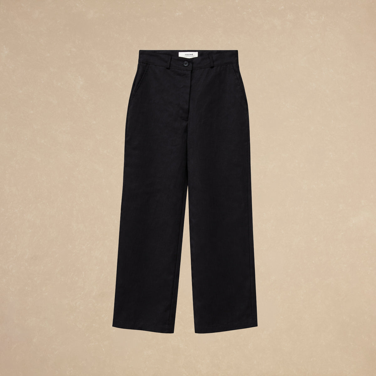 Pantalon Sarga Negro y Amplio