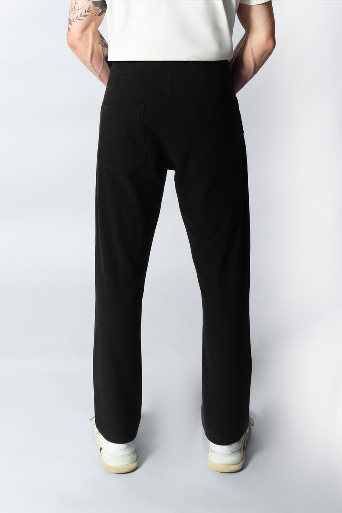 Pantalon Hombre Negro Algodon Aesthetic Sostenible