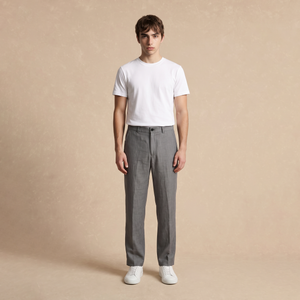 Pantalón de Lino Carbón
