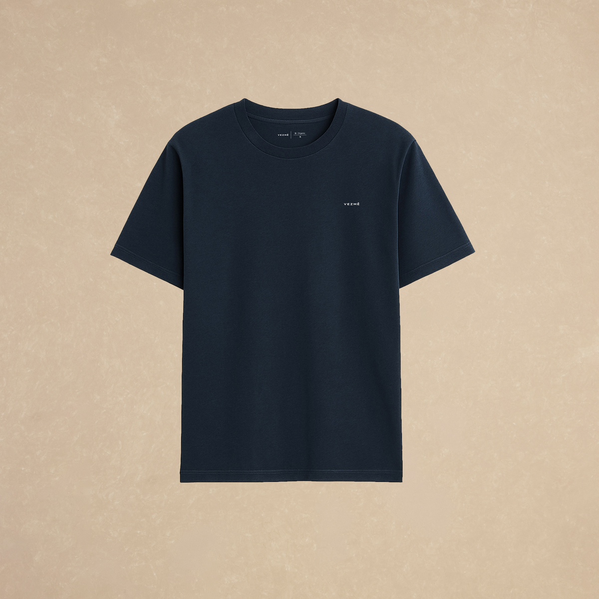 Playera Relaxed Azul Marino Logo 212g