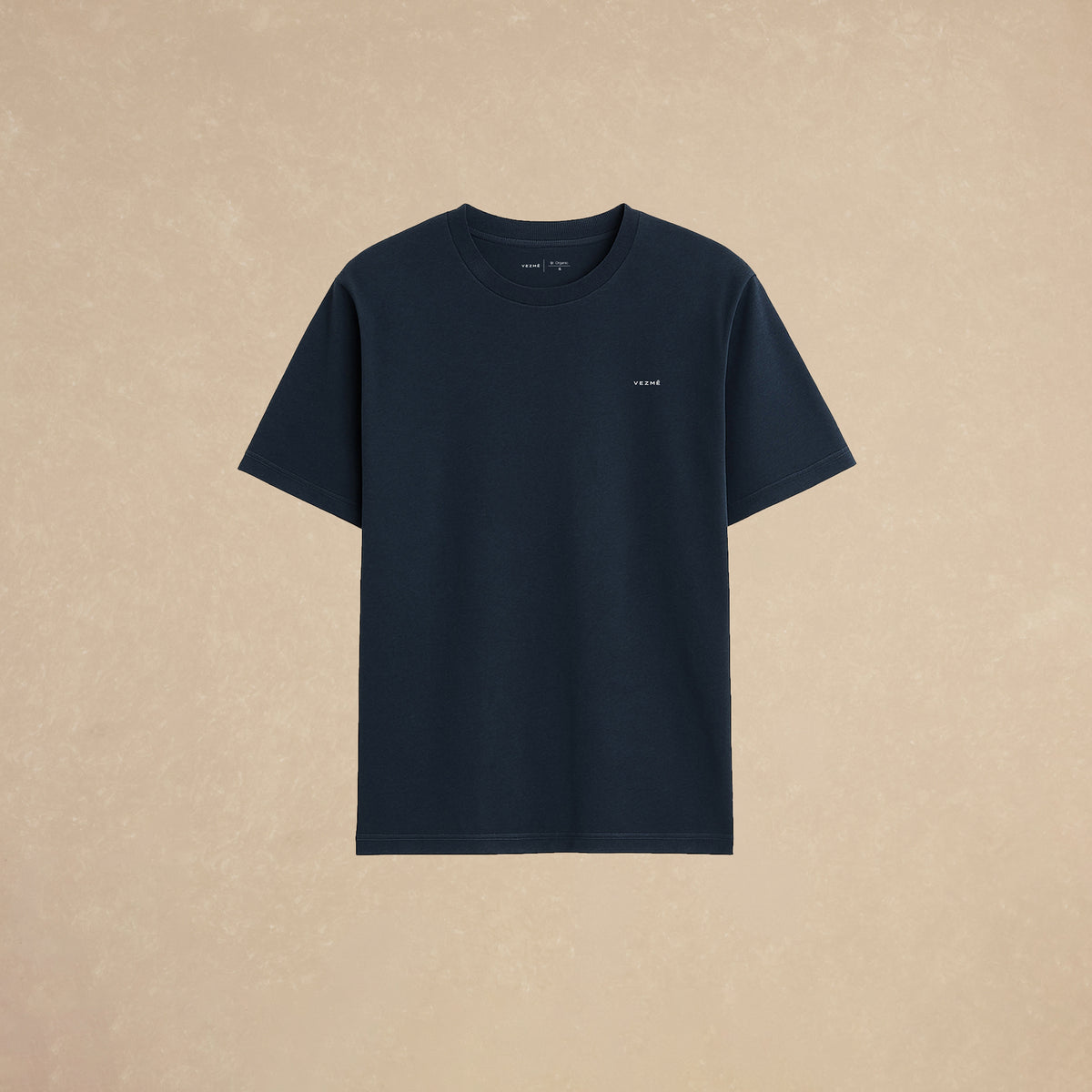 Playera Relaxed Azul Marino Logo 212g