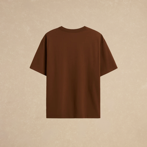 Playera Oversized Café 268g