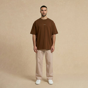 Playera Oversized Café 268g