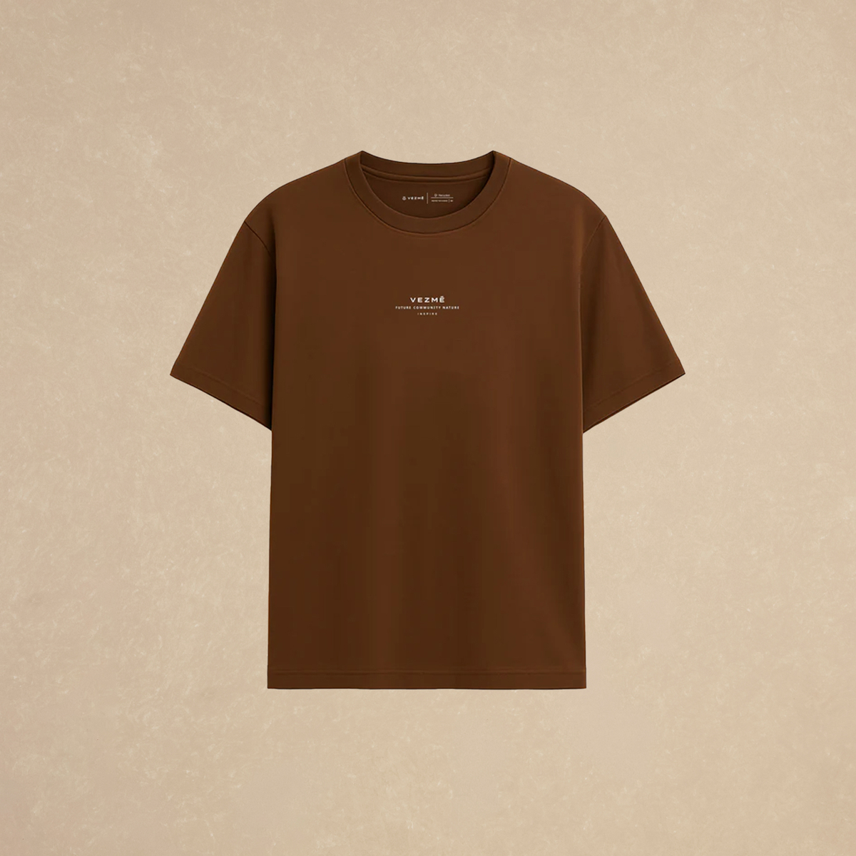 Playera Oversized Café 268g