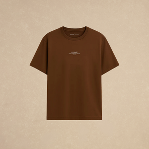 Playera Oversized Café 268g