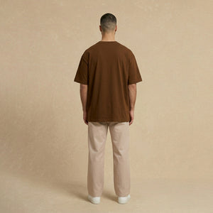 Playera Oversized Café 268g