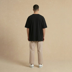Playera Oversized Negra 268g