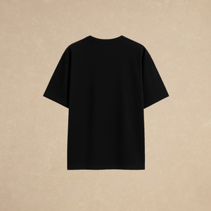 Playera Oversized Negra 268g