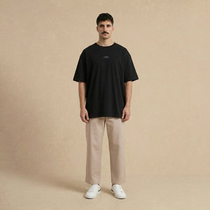 Playera Oversized Negra 268g