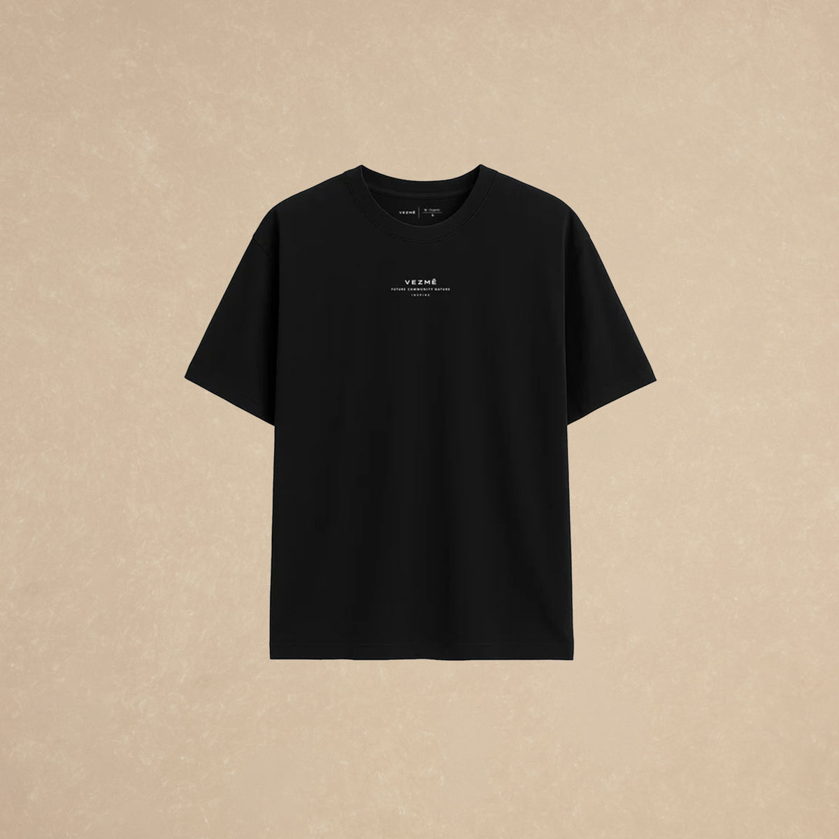 Playera Oversized Negra 268g