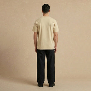 Playera Básica Beige Regular Stretch 231g