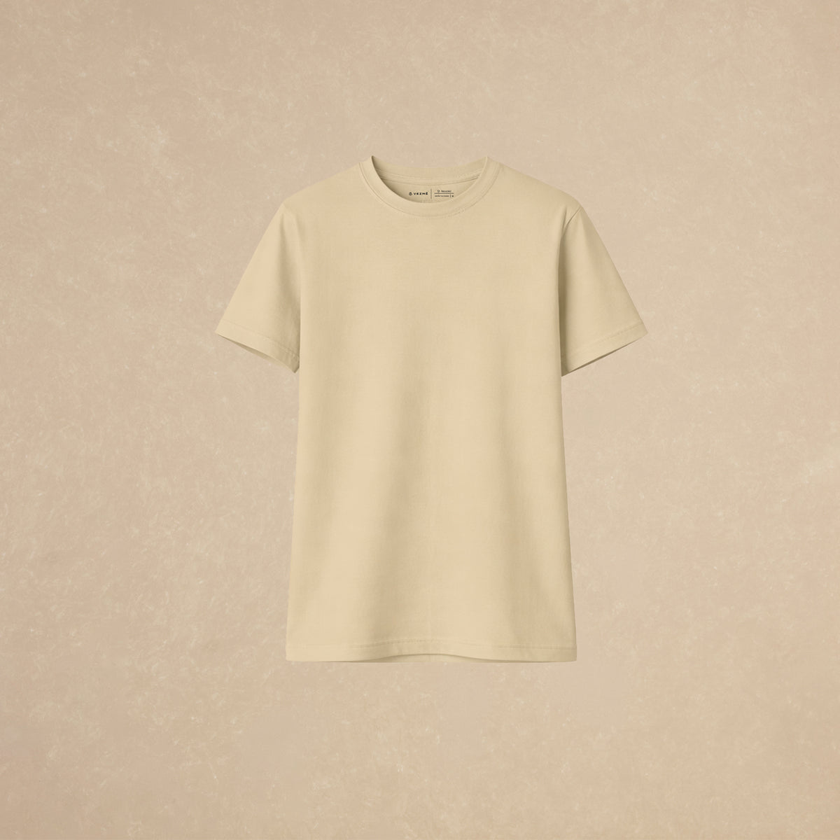 Playera Básica Beige Regular Stretch 231g