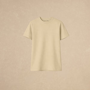 Playera Básica Beige Regular Stretch 231g