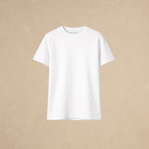Playera Básica Blanca Regular Stretch 231g