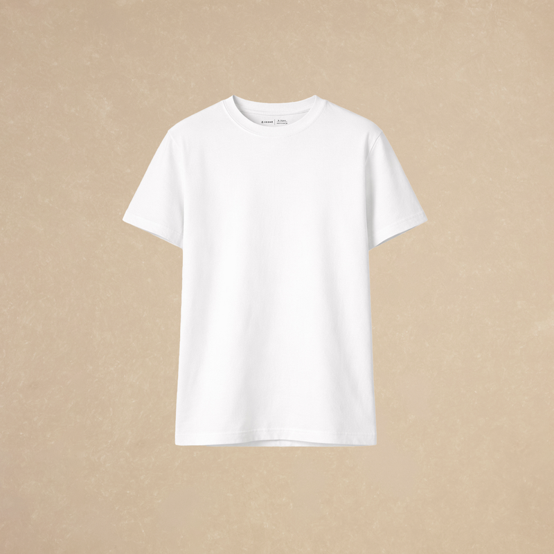 Basic White Regular Stretch T-Shirt 231g