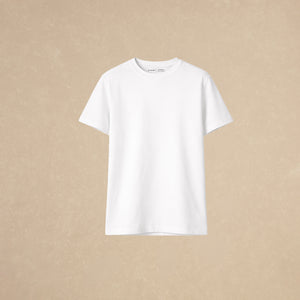 Playera Básica Blanca Regular Stretch 231g