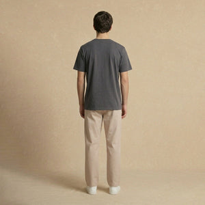 Playera Básica Gris Regular Modal  216g