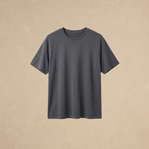 Playera Básica Gris Regular Modal  216g