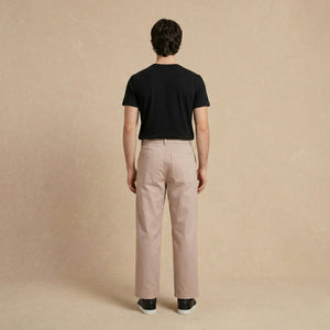Playera Básica Negra Regular Stretch 231g
