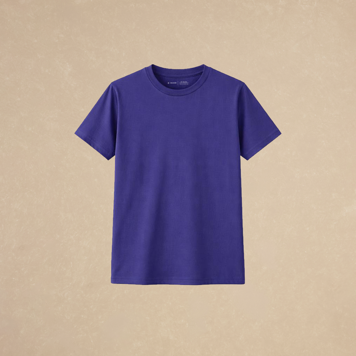 Playera Básica Azul Regular Stretch 231g