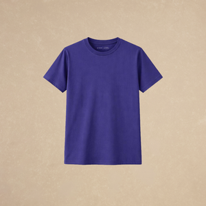 Playera Básica Azul Regular Stretch 231g