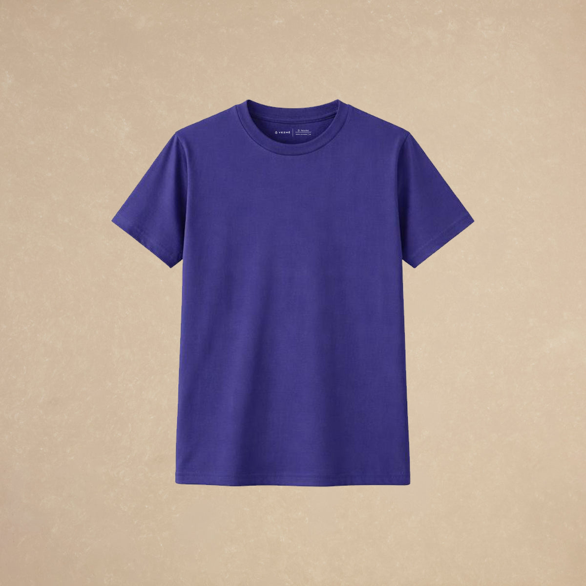 Playera Básica Azul Regular Stretch 231g