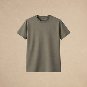 Playera Básica Verde Oscuro Regular Stretch 231g