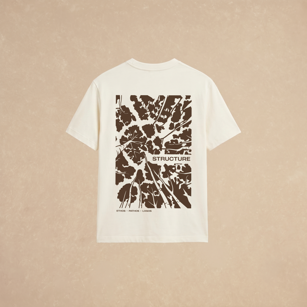 Playera Off-White Ramas Oversized