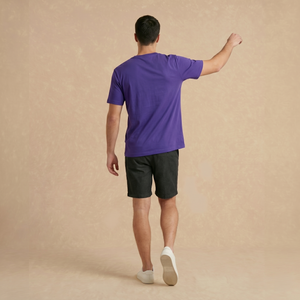 Playera Básica Azul Regular Stretch 231g