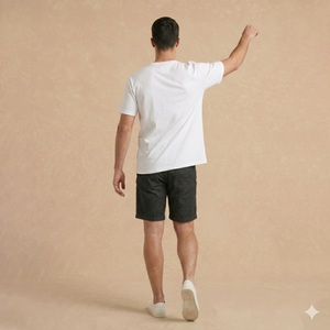 Playera Básica Blanca Regular Stretch 231g